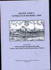 kniha Soupis vedut vzniklých do roku 1850 III/2, Odbor archivní správy a spisové služby Ministerstva vnitra 2021