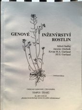 kniha Genové inženýrství rostlin, Vysoká škola chemicko-technologická 1999