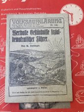 kniha Volksaufklärung Kleine Handbibliothek zur Lehr Nr. 130, St. Joseph Verein 1940