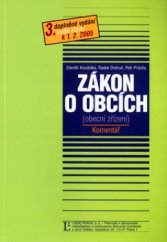 kniha Zákon o obcích (obecní zřízení) komentář, Linde 2005