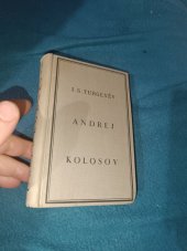 kniha Andrej Kolosov a jiné povídky, Stanislav Minařík 1930