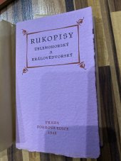 kniha Rukopisy Zelenohorský a Královédvorský, Pourova edice 1948