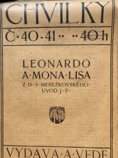 kniha Leonardo Mona Lisa, Pelcl 1911