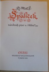 kniha Špalíček národních písní a říkadel, Orbis 1951
