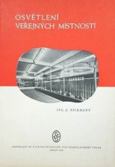 kniha Osvětlení veřejných místností, Elektrotechnický svaz československý 1938