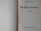 kniha Básník neumírá román, Sfinx, Bohumil Janda 1940