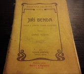 kniha Jiří Benda studie o starším českém hudebníku, Mojmír Urbánek 1903