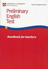 kniha Preliminary English test Handbook for teachers , Cambridge University Press 2009