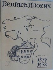 kniha Akademik Bedřich Hrozný (* 6. 5. 1879 - + 12. 12. 1952 : Bibliografie 1902-1979, Orientální ústav ČSAV 1979