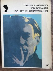 kniha Od pop-artu do sztuki konceptualnej v polštině, Wydawnictwa Artystyczne i Filmowe 1974