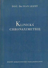 kniha Klinická chronaximetrie, SZdN 1954