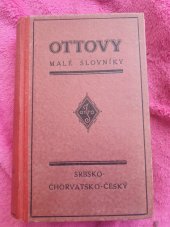 kniha Srbsko-chorvatsko-český slovník, J. Otto 1926