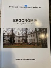 kniha Ergonómia, Dubnický technologický inštitút 2008