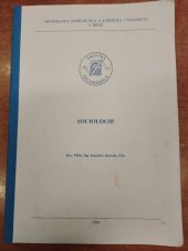 kniha Sociologie, Mendelova zemědělská a lesnická univerzita 2004