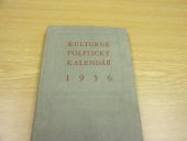 kniha Kulturně politický kalendář 1956, Orbis 1955