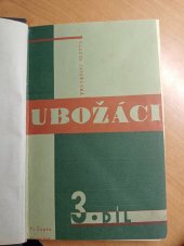 kniha Ubožáci Díl III Román., František Šupka 1934