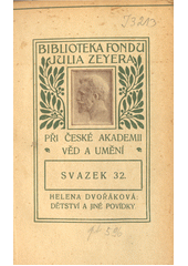 kniha Dětství a jiné povídky, Zeyerův fond při Č. ak. věd a um. 1926