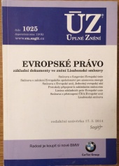 kniha ÚZ Evropské právo, Sagit 2014