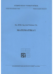 kniha Matematika I, Akademické nakladatelství CERM 2008