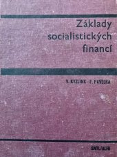 kniha Základy socialistických financí, SNTL 1979