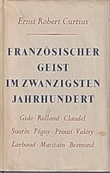 kniha Französischer Geist im zwanzigsten Jahrhundert, Francke 1994