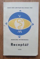 kniha Veterinární receptář, Ústav veter. osvěty 1970