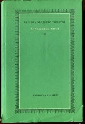kniha Anna Kareninová 1. díl, SNKLHU  1956