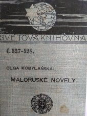 kniha Maloruské novely, J. Otto 1906