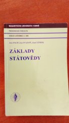 kniha Základy státovědy, Masarykova univerzita 2002