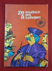 kniha Ze soudních síní a předsíní Magazín Dikobrazu, Rudé Právo 1976