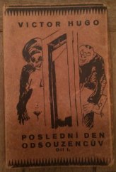 kniha Poslední den odsouzencův, Adolf Synek 1929
