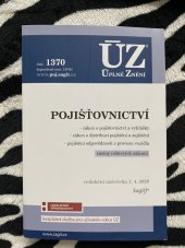 kniha Úz 1370 Pojišťovnictví, Sagit 2020