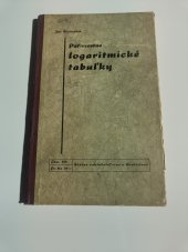 kniha Patmiestne logaritmické tabulky, Statne nakladatelstvo v Bratislave 1944