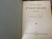 kniha Z naší ulice humoresky, L. Veltruský 1919