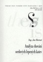 kniha Analýza chování ocelových lepených kotev = Behaviour analysis of steel bonded anchors : zkrácená verze Ph.D. Thesis, Vysoké učení technické v Brně 2010