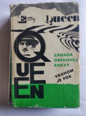 kniha Záhada grekovej rakvy , vrahom je fox 2 x krimi, Slovenský spisovateľ 1968