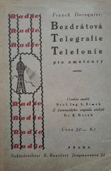kniha Bezdrátová telegrafie, telefonie pro amateury, Beaufort 1923