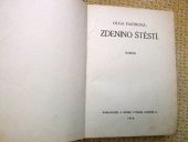 kniha Zdenino štěstí Rom., Alois Hynek 1918