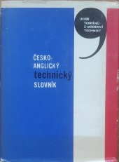 kniha Česko-anglický technický slovník, Státní nakladatelství technické literatury 1972