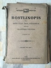 kniha Rostlinopis pro nižší třídy škol středních, R. Promberger 1922