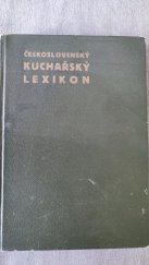 kniha Československý kuchařský lexikon, Rudolf Fiala 1933