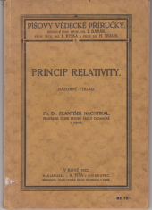 kniha Princip relativity názorný výklad, A. Píša 1921