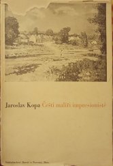 kniha Čeští malíři impresionisté, Barvič a Novotný 1934