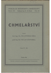 kniha Chmelařství, Ministerstvo zemědělství 1938