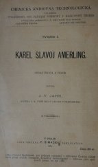 kniha Karel Slavoj Amerling obraz života a práce, F. Šimáček 1893