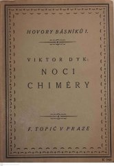 kniha Noci chiméry básně 1900-1916, F. Topič 1917