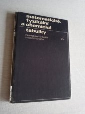 kniha Matematické, fyzikální a chemické tabulky pro odborná učiliště a učňovské školy, SPN 1985