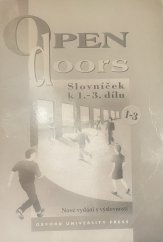 kniha Open doors Slovníček k 1.– 3.dílu, Oxford University Press 2000