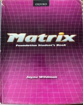 kniha Matrix Foundation Student`s Book, Oxford University Press 2005