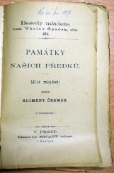 kniha Památky našich předků, M. Knapp 1891